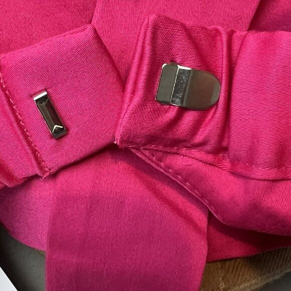 Making the Cut Magenta Ruffle Sleeveless Crop Top XS NWT Sienna Li Winning Look - Picture 7 of 13